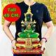 Large Meditation Emerald Buddha Statue Green Summer Armor 49cm Thai Amulet #0200