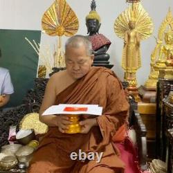 Leklai Amulet Buddha Thai Takrut Wealth Somporn Lucky Protect 5.5 Heal good
