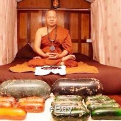 Leklai Amulet Thai Buddha Protect Rare Magic Lp Somporn StoneLucky Wealth Rainbo