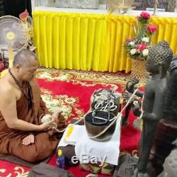 Leklai Amulet Thai Buddha Protect Rare Magic Lp Somporn StoneLucky Wealth suriya