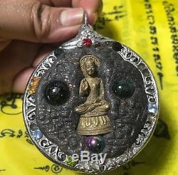 Leklai Buddha Magic Talisman Crafts Suriyan Fetish Pendent Thai Amulet Skull