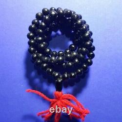 Leklai Necklace 108 Bead Prayer Magnetic Power Holy Protect Thai Buddha Amulet