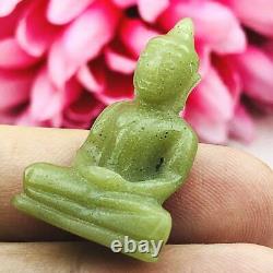 LP Somporn Leklai Moon Stone Cave Amulet - Powerful Protection, Health, Luck, Thai Buddha Blessing