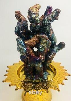 Leklai Suriyan Racha Rainbow Naga Top Thai amulet buddha stone magic Lp Somporn