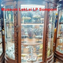 Leklai Thai Amulet Lp Somporn Lucky Takrut Wealth Protect Buddha Heal good 5.5
