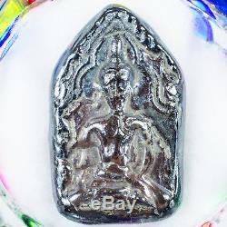 Leklai praya sming phra koon paen protect lucky Rare thai buddha amulet 701