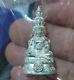 Lord Buddha 9 Face Silver LP Thongdam Thai Amulet Bring Lucky Wealth no. 225