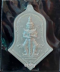 Lord Buddha 9 Face Silver Red LP Thongdam Thai Amulet Bring Lucky Wealth Rich