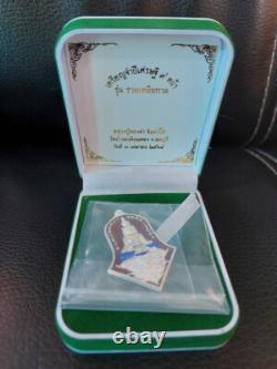 Lord Buddha 9 Face Silver Red LP Thongdam Thai Amulet Bring Lucky Wealth Rich