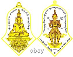 Lord Buddha 9 Face Silver Red LP Thongdam Thai Amulet Bring Lucky Wealth Rich