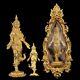 Lord Buddha Descended from Tavatimsa Heaven Golden Thai Amulet Pendant