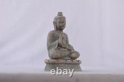 Lord Buddha Statue Thai Amulet Stone Statue Blesing Fully handmade Fine idol