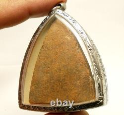 Lord Buddha Triple Blessing Amulet Thai Real Powerful Success Lucky Rich Pendant