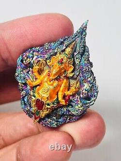 Lord Ganesha Thai Amulet – Elephant Head God Of Success, Wealth & Protection, Brass Talisman
