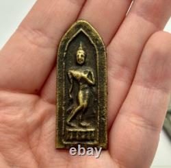 Lot of Thai Triangular Buddha Amulet Figures (6)