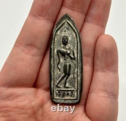 Lot of Thai Triangular Buddha Amulet Figures (6)