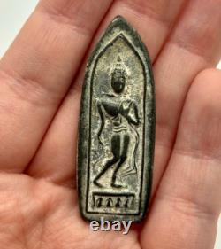 Lot of Thai Triangular Buddha Amulet Figures (6)