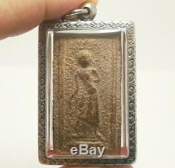 Lp Boon Best Leela Lord Buddha Walking Over Obstacles Thai Powerful Great Amulet