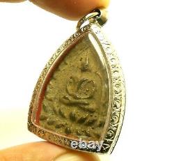 Lp Boon Big Jaosua Billionaire Back Pidta Buddha Thai Top Miracle Amulet Pendant