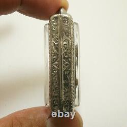 Lp Boon Buddha Bless In Sacred Temple Thai Peaceful Lucky Success Amulet Pendant