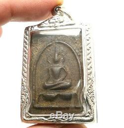 Lp Boon Buddha In Sacred Temple Thai Peaceful Happy Lucky Success Amulet Pendant