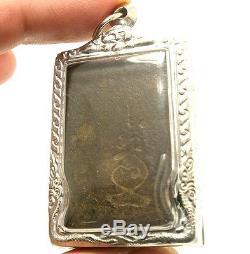 Lp Boon Buddha In Sacred Temple Thai Peaceful Happy Lucky Success Amulet Pendant