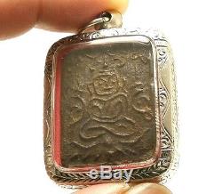 Lp Boon Buddha Magic Thai Healing Amulet Long Prosperity Lucky Life Pendant Gift