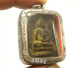 Lp Boon Lord Buddha Samadhi Magic Yant Real Thai Amulet Rich Lucky Success Love