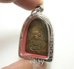 Lp Boon Lord Buddha Samadhi Under Bo Tree Thai Magic Yant Amulet Lucky Pendant