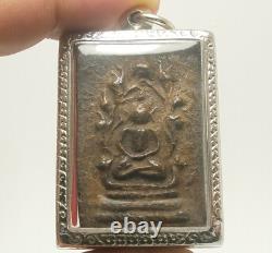 Lp Boon Samadhi Buddha Blessing Thai Amulet Pendant Healthy Peaceful Happy Life