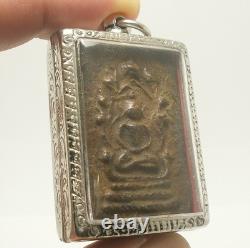 Lp Boon Samadhi Buddha Blessing Thai Amulet Pendant Healthy Peaceful Happy Life