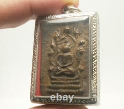Lp Boon Samadhi Buddha Blessing Thai Amulet Pendant Healthy Peaceful Happy Life