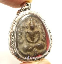 Lp Boon Samadhi Buddha Blessing Thai Amulet Pendant Healthy Peaceful Happy Life