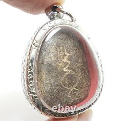 Lp Boon Samadhi Buddha Blessing Thai Amulet Pendant Healthy Peaceful Happy Life