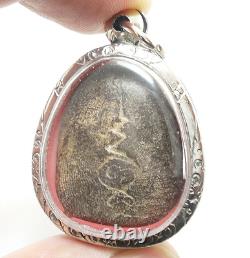 Lp Boon Samadhi Buddha Blessing Thai Amulet Pendant Healthy Peaceful Happy Life