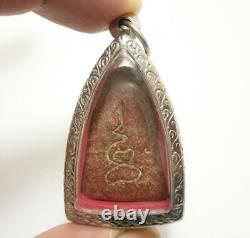 Lp Boon Samati Lotus Buddha Thai Amulet Rich Lucky Long Life Great Siam Pendant