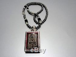 Lp. Boon Somdej Buddha Enlighten Dharma Samadhi Thai Amulet Necklace Pendant Hot