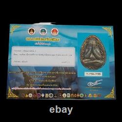 Lp Chern Phra Pidta Thai Buddha Amulet Pendant Collectible Lucky Talisman 2536