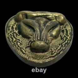 Lp Chern Phra Pidta Thai Buddha Amulet Pendant Collectible Lucky Talisman BE2536