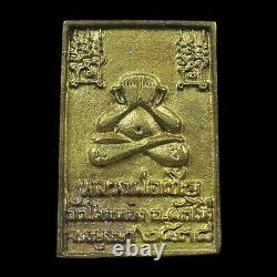 Lp Chern Phra Somdej with Phra Pidta Thai Buddha Amulet Lucky Talisman 2538 New
