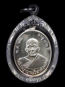 Lp Daeng Wat Khao Bandai It Thai Amulet Buddha Series Saturday 5 Be. 2534 Silver