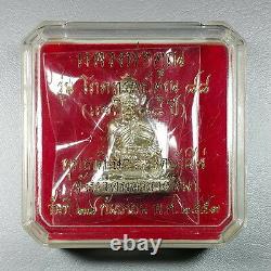 Lp Koon Wat Banrai Thai Amulet Buddha Pokasab88 Saeyid88 Alpacca Be. 2553 Lucky