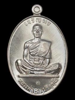 Lp Koon Wat Banrai Thai Amulet Buddha Series Jaroenpon 19 Silver Be. 2557 No. 578