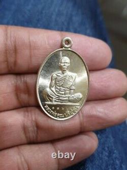 Lp Koon Wat Banrai Thai Amulet Buddha Series Sangbaramee 91 Be. 2557 Alpacca Rare