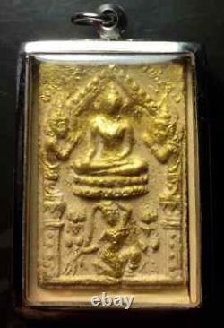 Lp Kuay Wat Kositaram, thai Amulet, Buddha and two apostles, magic powder 101