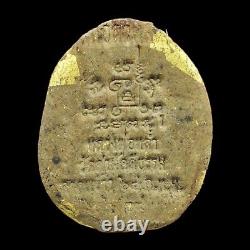 Lp Lham Phra Pidta Pitong gold Thai Buddha Amulet Pendant Lucky Talisman BE 2539