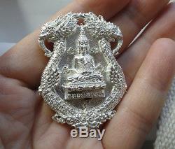 Lp Ngern Tanjid Top Thai Amulet Buddha Shiva On Rahu V. Kahabordeelanna 100% Rare