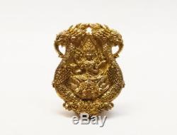 Lp Ngern Tanjid Top Thai Amulet Buddha Shiva On Rahu V. Kahabordeelanna 100% #l2
