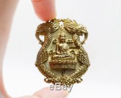 Lp Ngern Tanjid Top Thai Amulet Buddha Shiva On Rahu V. Kahabordeelanna 100% #l2