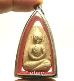 Lp Plub Rare Thai Antique Buddha Amulet Rich Long Happy Life Pendant Great Gift